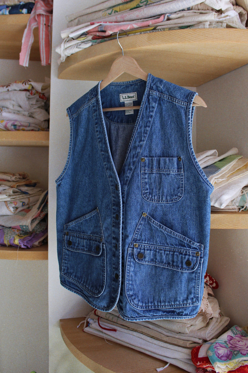 Vintage Bin Bliss Jean Vest