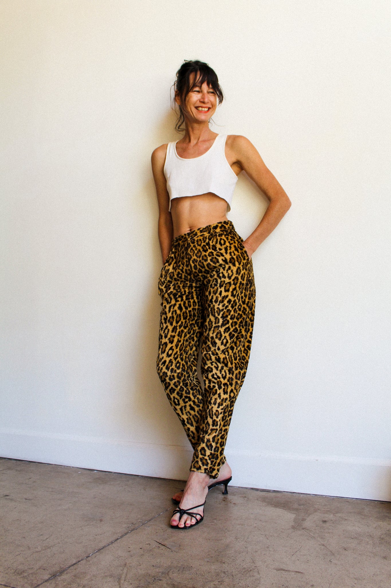 Fuzzy High Waisted Pant