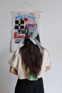 Striped Quilt Top Patchwork Bonnet